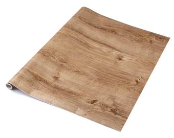 90cm wide up to 15m long dc fix RIBBECK OAK sticky back plastic vinyl wrap film