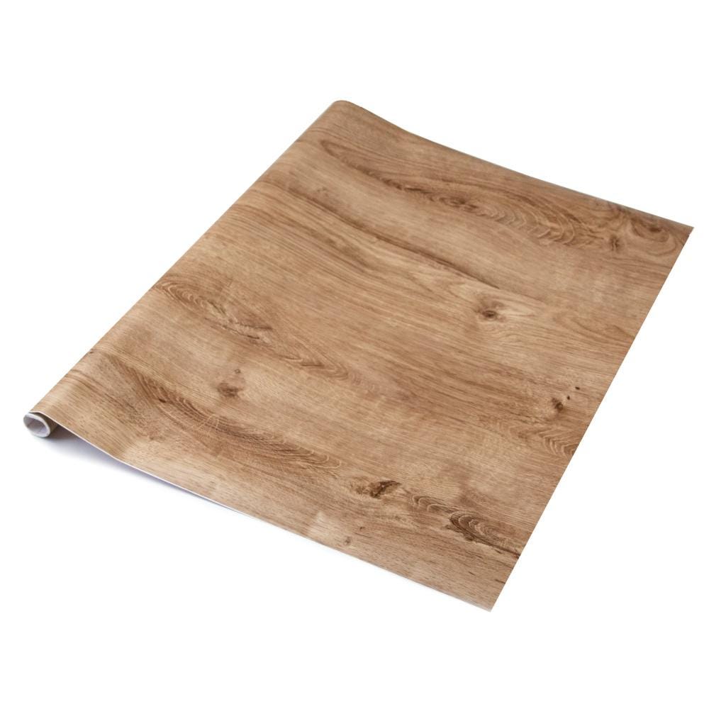 D-c-fix Sonoma Oak Light Self-Adhesive Vinyl Wrap - 90cm X Up To 15m, Peel & Stick, Repositionable