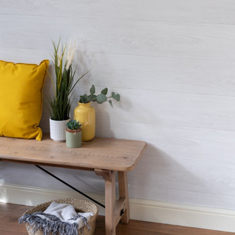 Nu Wallpaper RECLAIMED SHIPLAP Peel & Stick Wallpaper Etsy UK