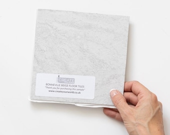 Floor Pops Bonneville Beige Quarter Floor Tile Sample