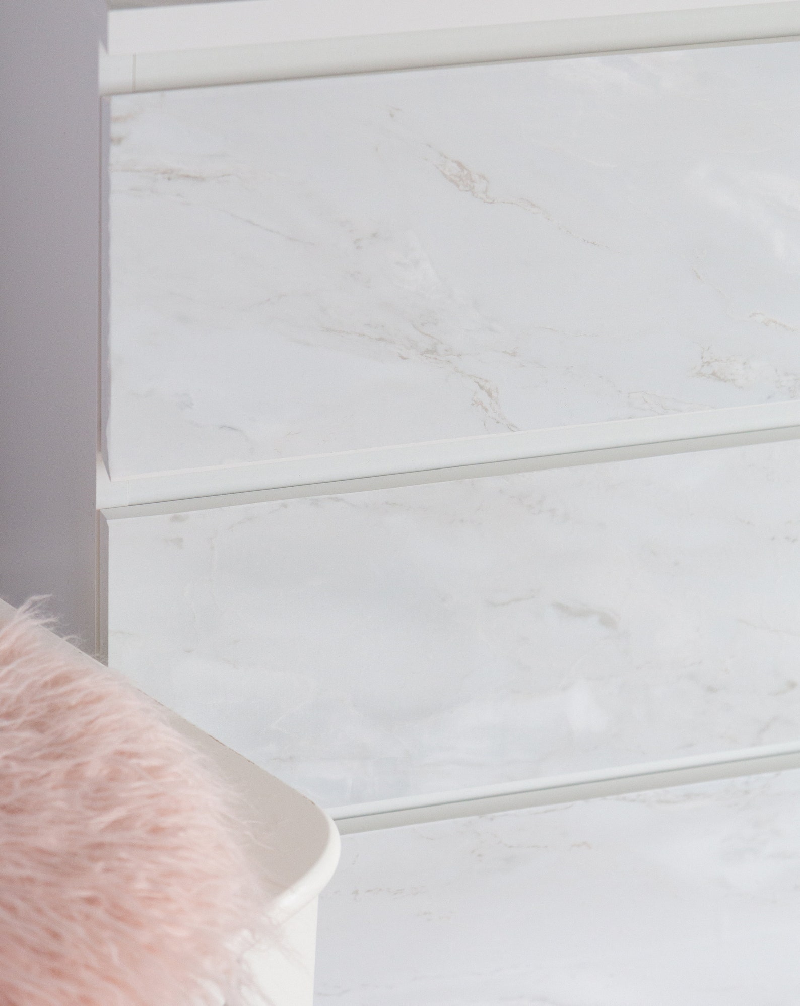 45cm x 1m up to 15m dc fix MARBLE ROMEO MATT White sticky back Etsy