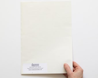 d-c-fix Matt Off White Self-adhesive Vinyl Wrap A4 Sample