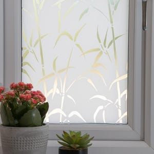 67.5cm x 1.5m dc fix BAMBOO static cling vinyl window privacy film