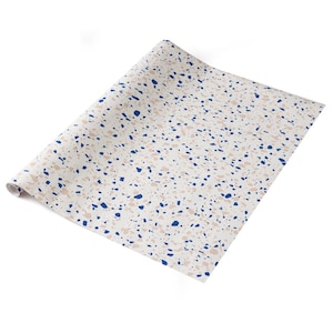 Película de vinilo plástico con reverso adhesivo dc fix TERRAZZO BLUE de 67,5 cm de ancho y hasta 15 m de largo