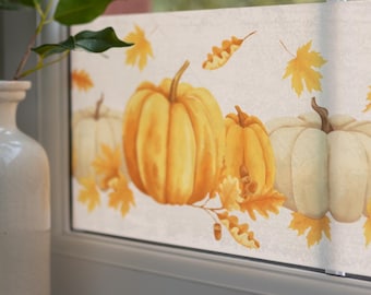 d-c-fix Border Pumpkins 20cm x 1.5m Static Cling Vinyl Window Film