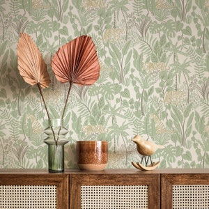 nu wallpaper MAYNARD GREEN peel & stick wallpaper