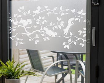 Pellicola adesiva statica premium per finestre PINEVIEW, 45 cm x 1,5 m, per la privacy, con fissaggio DC.