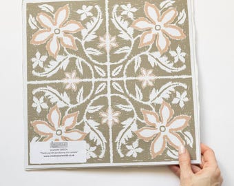 Floor Pops Lillium Green Full Floor Tile Sample