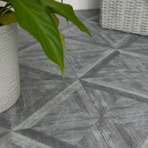 30.48cm X 30.48cm TOWNHOUSE peel and stick vinyl floor tiles