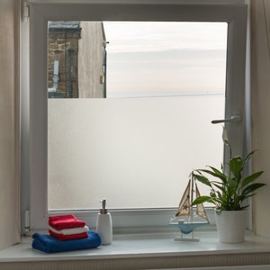 67.5cm x 1.5m dc fix MILKY static cling vinyl window privacy film