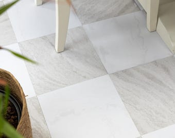 Floor Pops Bonneville Beige 30.48cm x 30.48cm Self-adhesive Vinyl Floor Tiles