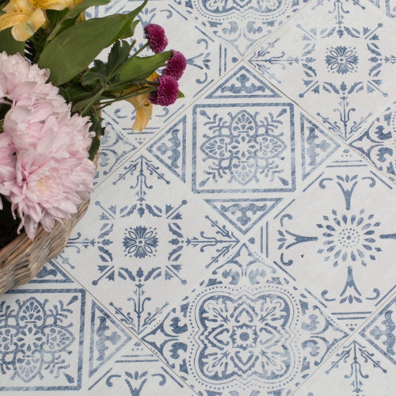 30.5cm X 30.5cm VINTAGE Peel and Stick Vinyl Floor Tiles Etsy UK