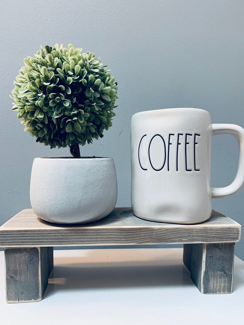 Wooden Mug Riser Two Coffee Mugs Riser Pottery Riser Etsy