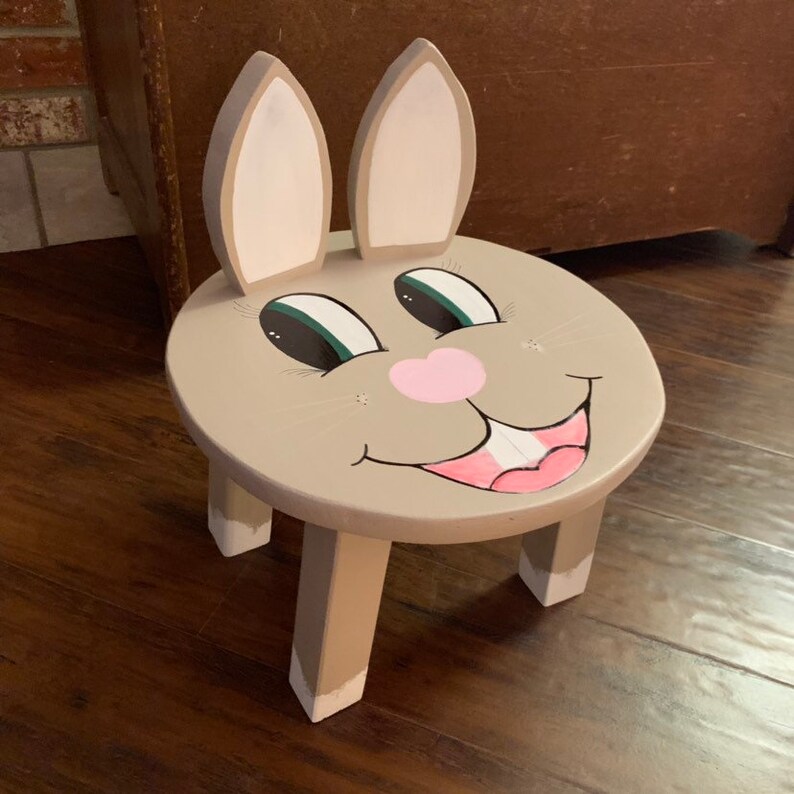 Animal Chair Kids Tan Bunny ChairToddler Tan Bunny ChairNursery Decor first Birthday Gift