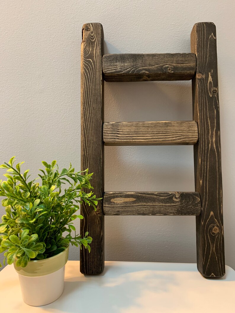 Tea Towel Ladder Kitchen Towel Ladder Decorative Ladder Etsy