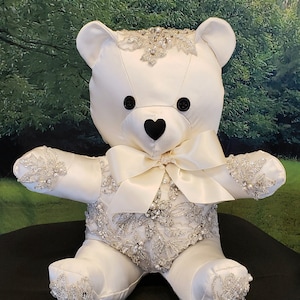 Wedding Dress Memory Bear