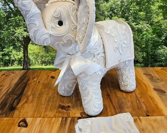 STANDARD FORMAL ELEPHANT made from weddinggown