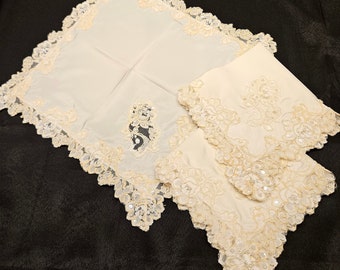 Custom Bridal Handkerchief from Wedding Gown