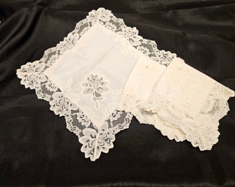 Custom Bridal Handkerchief from Wedding Gown