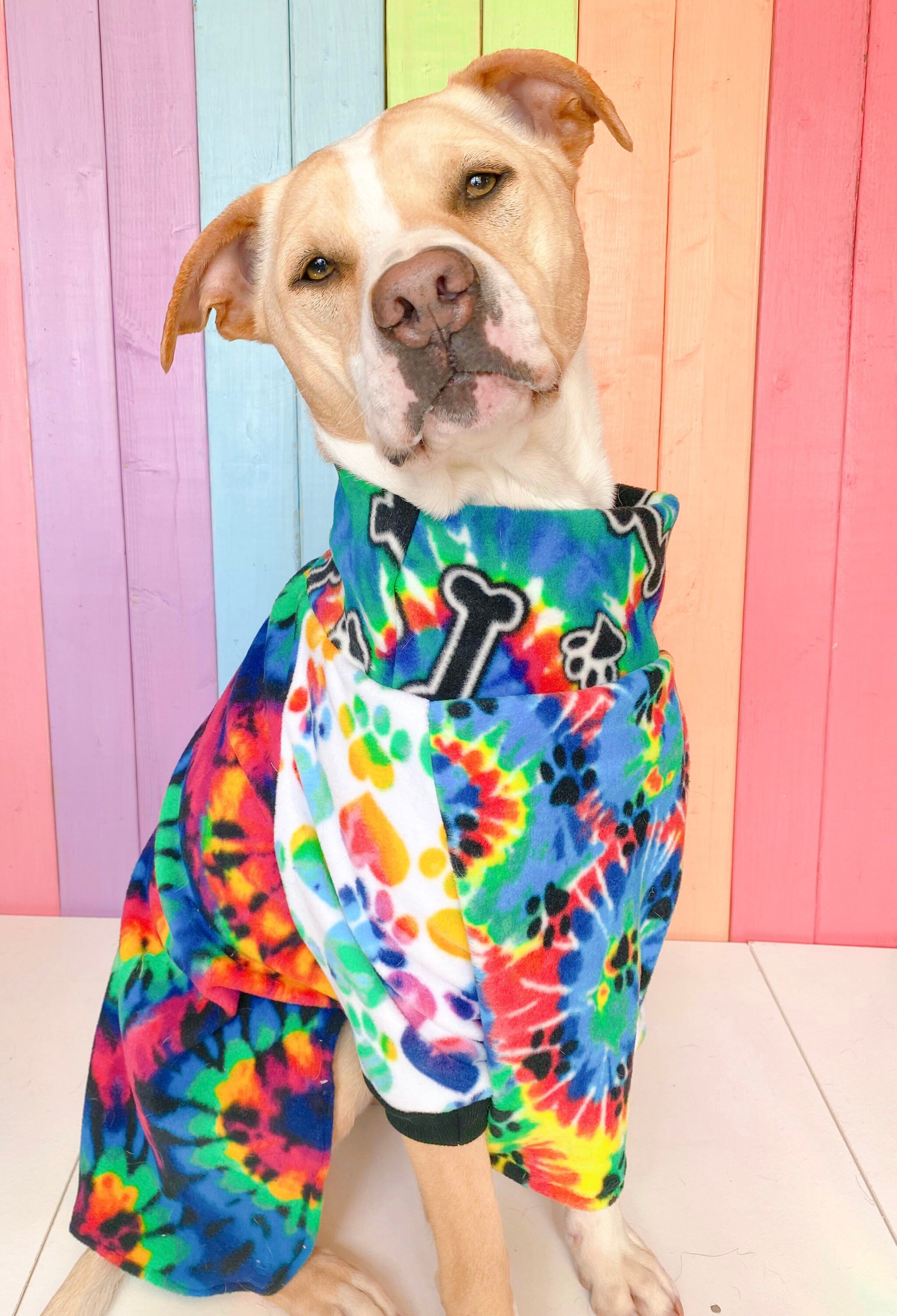 Zum Färben für Mix and Match Print Größe großes Fleece Hunde Etsy