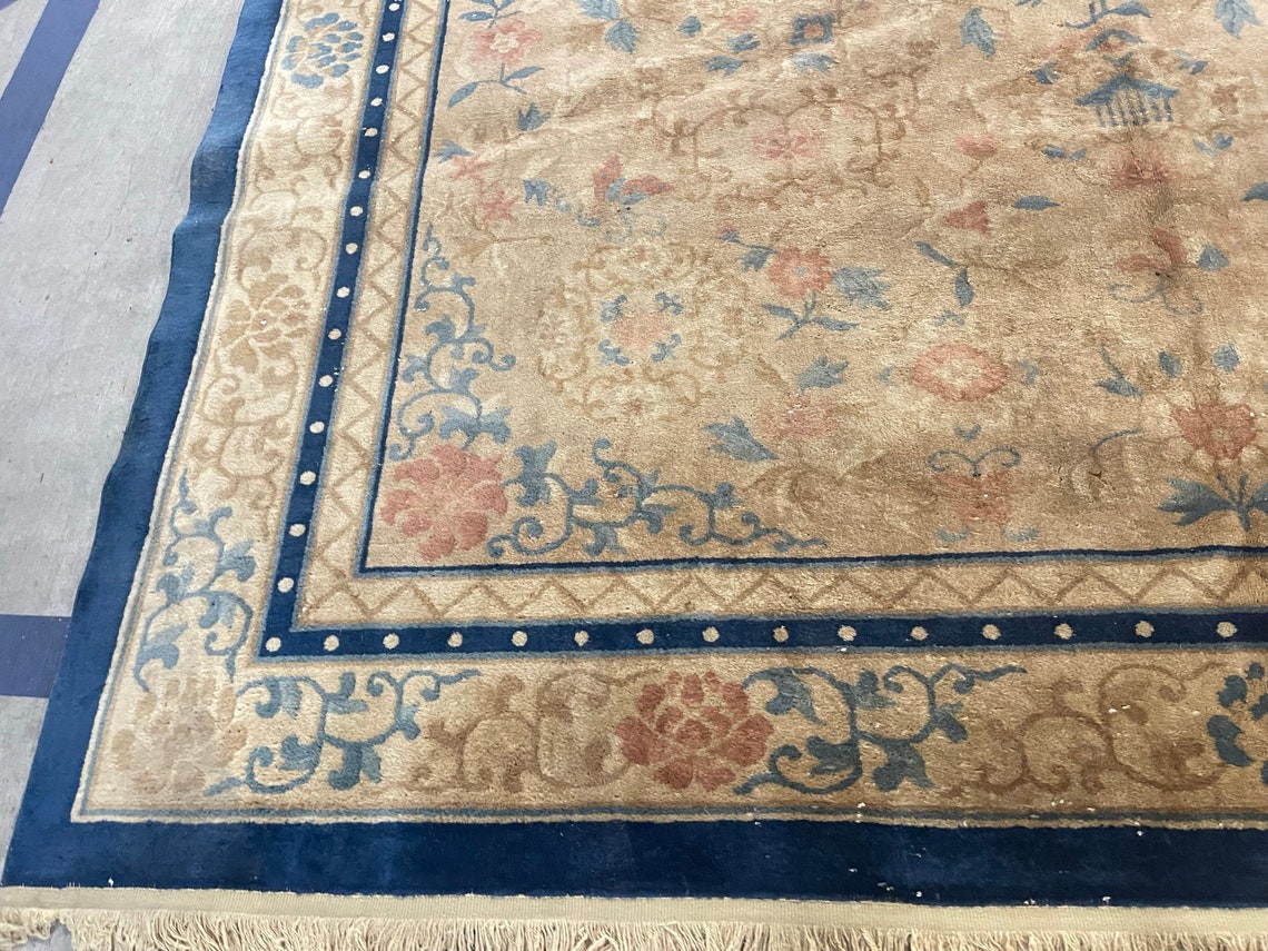 Peking Pattern VINTAGE CHINESE PEKING Style All Over Pattern Rug - Etsy