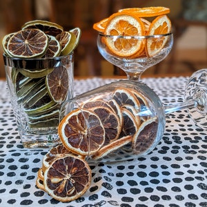 Dried Citrus Slices: Lemons, Limes, Oranges