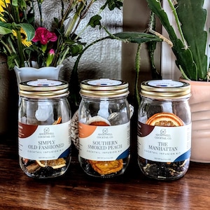 ¡Paquete para amantes del whisky! Old Fashioned, Manhattan y melocotón ahumado