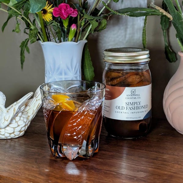 Craft Cocktail Kit: Old Fashioned - Recipes Included!