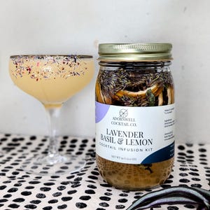 Lavender Basil & Lemon Cocktail Infusion Kit