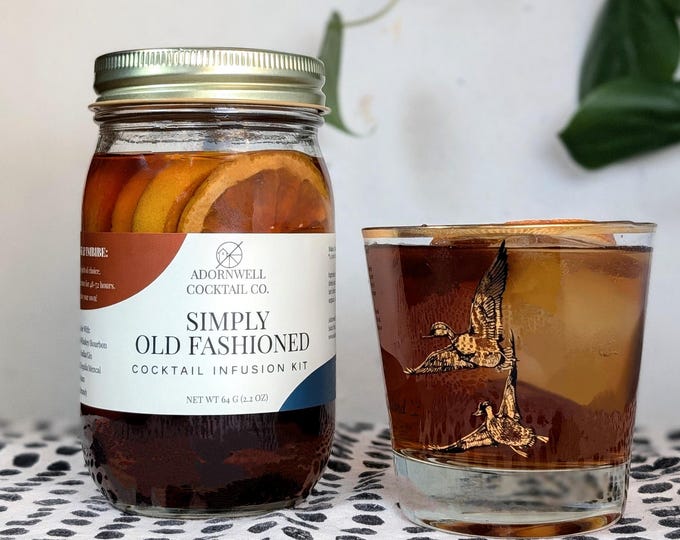 Craft Cocktail Kit: Old Fashioned - Recipes Included!