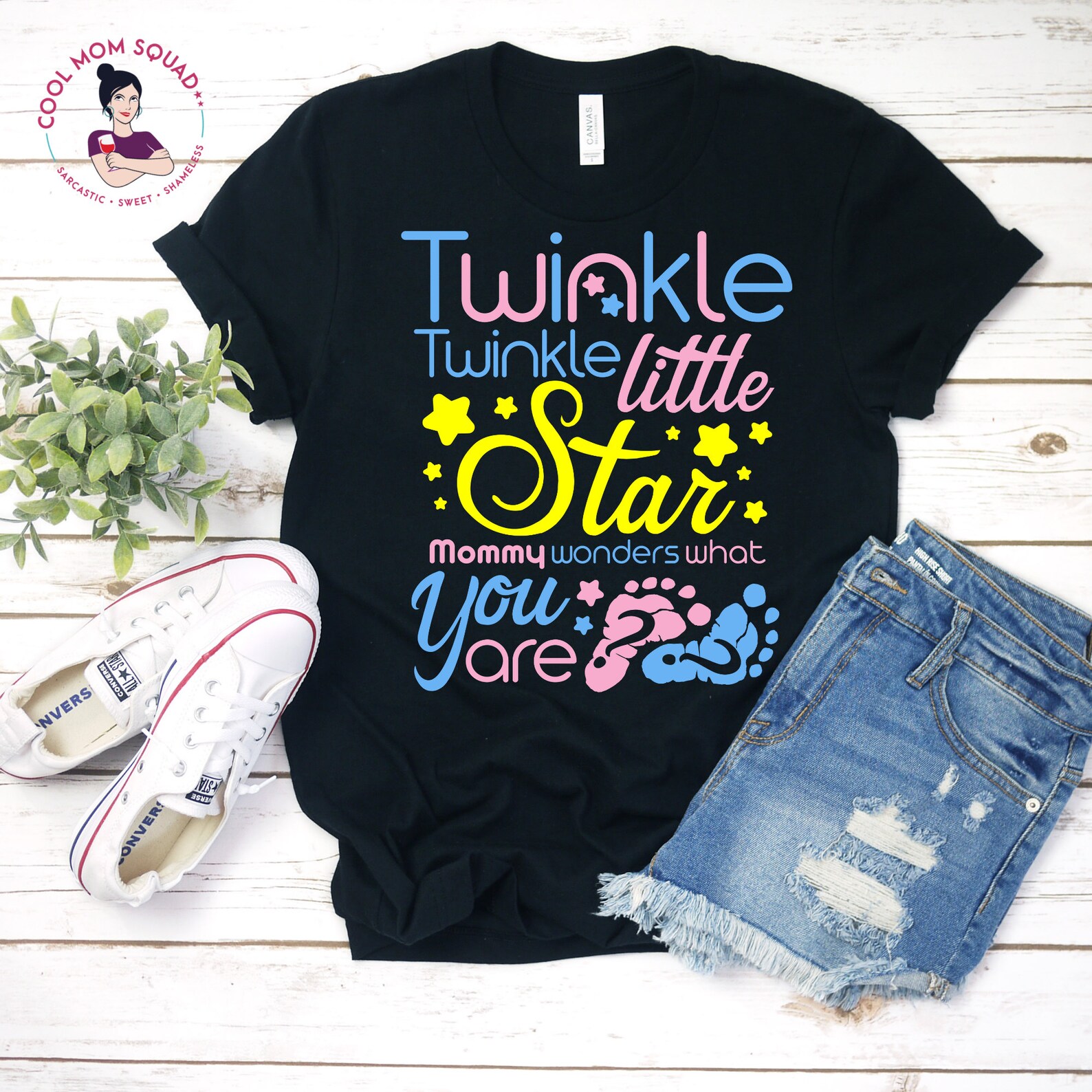 Family Gender Reveal Party Shirts Twinkle Twinkle Little Star | Etsy