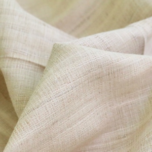 Handwoven Cotton Silk Fabric, by the Half Yard, Natural Undyed Handloom Tussar