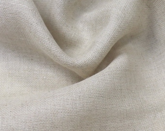 Nani Iro Double Gauze Linen Cotton Blend Fabric, Kotohagi, Natural A, by the Half Yard