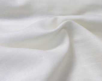 Nani Iro Gauze Fabric Linen Cotton Blend, Kotohagi B, White, by the Half Yard