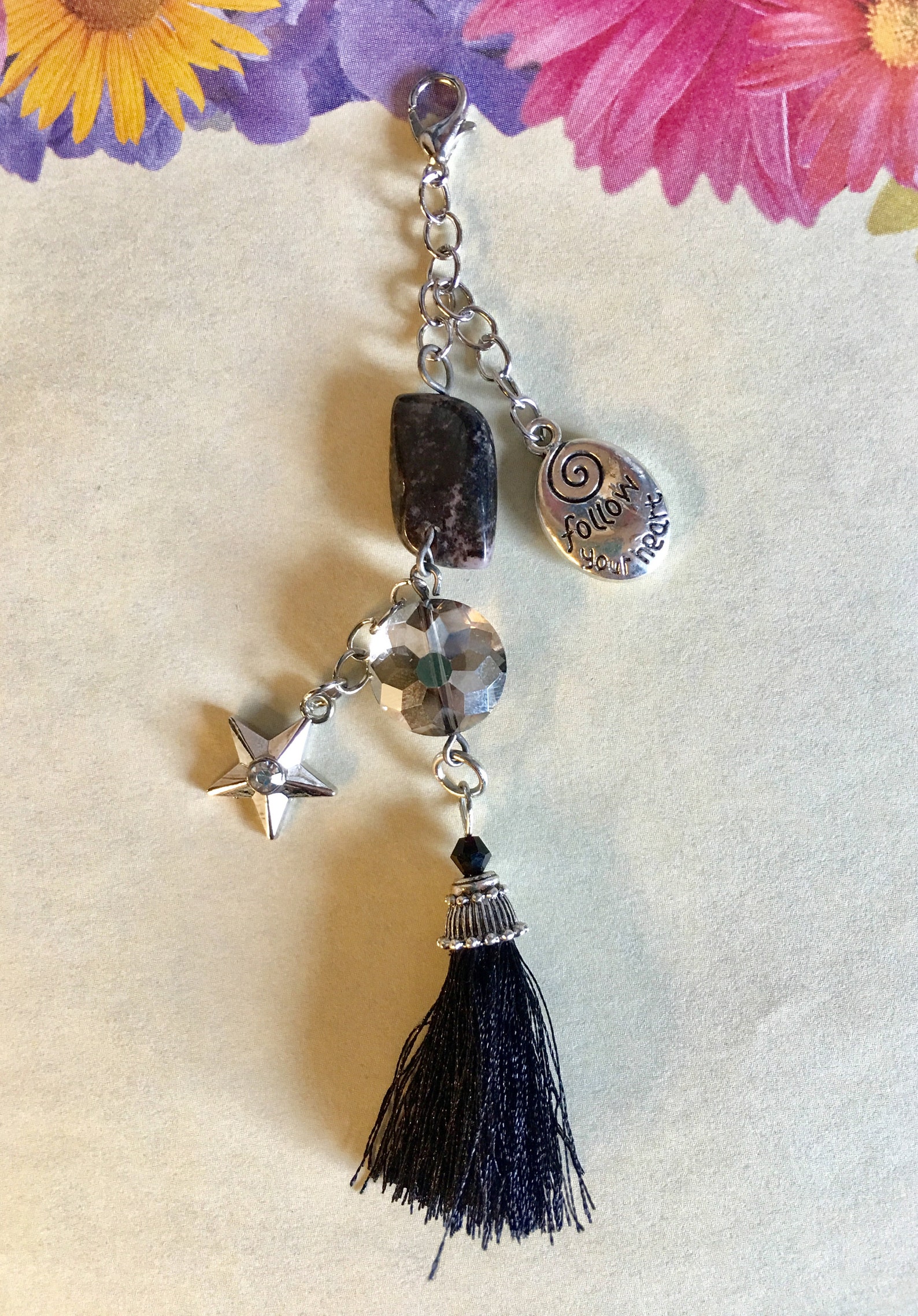 Tassel purse charm Etsy
