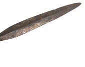 Original 18th or 19th Century Hand Forged Iron Spear or Lance