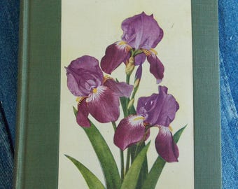 Il libro dei fiori da giardino di Robert McCurdy, edizione vintage illustrata con copertina rigida del 1931.