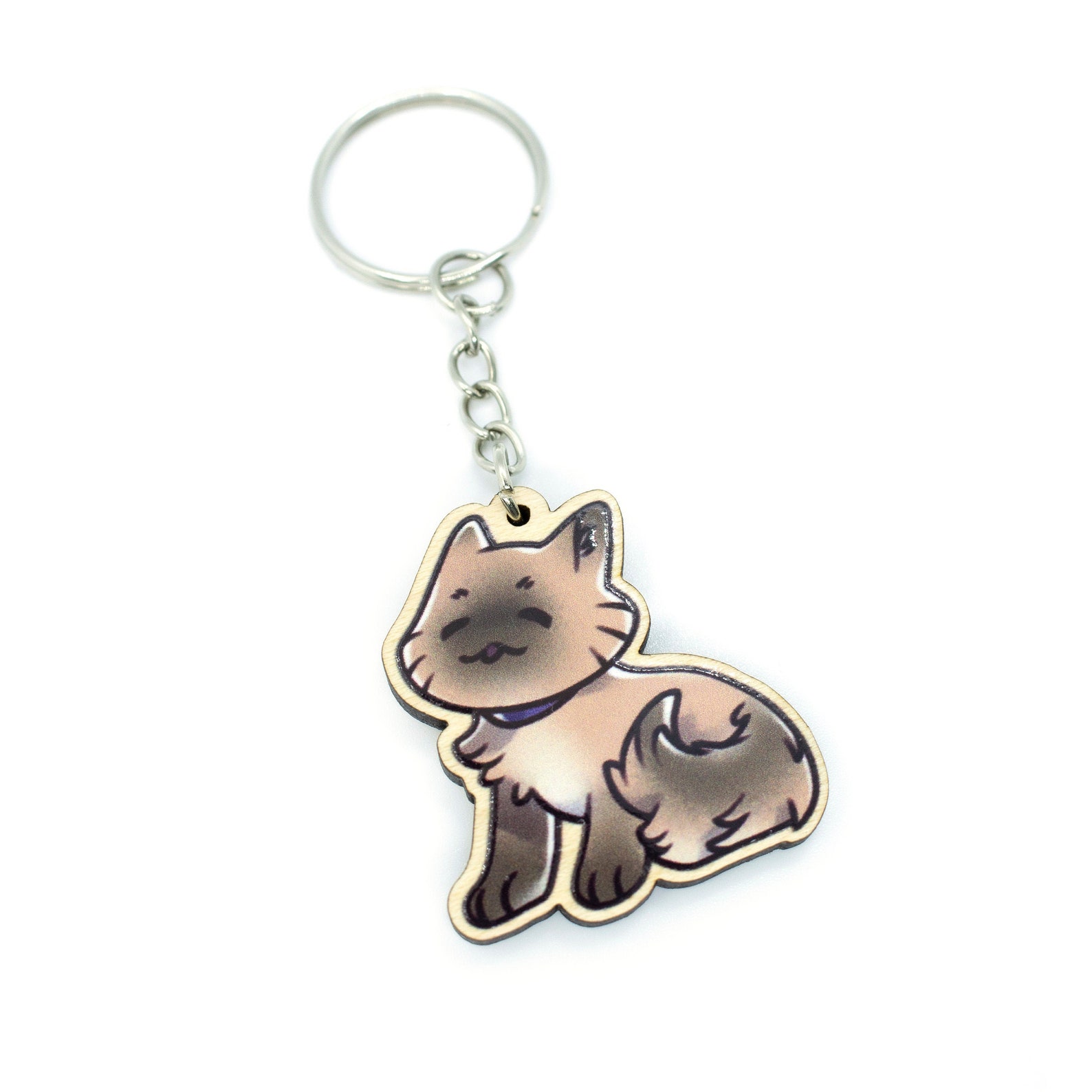 Cat keychain kitty keychain kitten keychain cute keychain Etsy