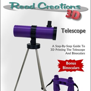 3D printable Telescope Pattern for 14&quot; to 18&quot; Dolls such as American Girl and WellieWishers