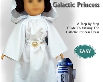 Galactic Princess PDF Sewing Pattern for 18" dolls such as American Girl Doll