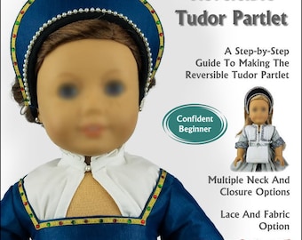 Tudor Partlet PDF Sewing Pattern for 18" dolls such as American Girl Doll