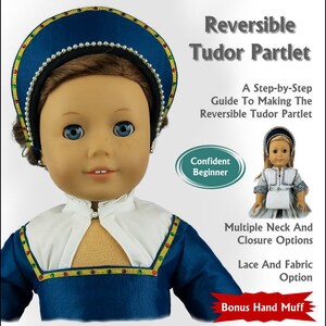 Tudor Partlet PDF Sewing Pattern for 18" dolls such as American Girl Doll