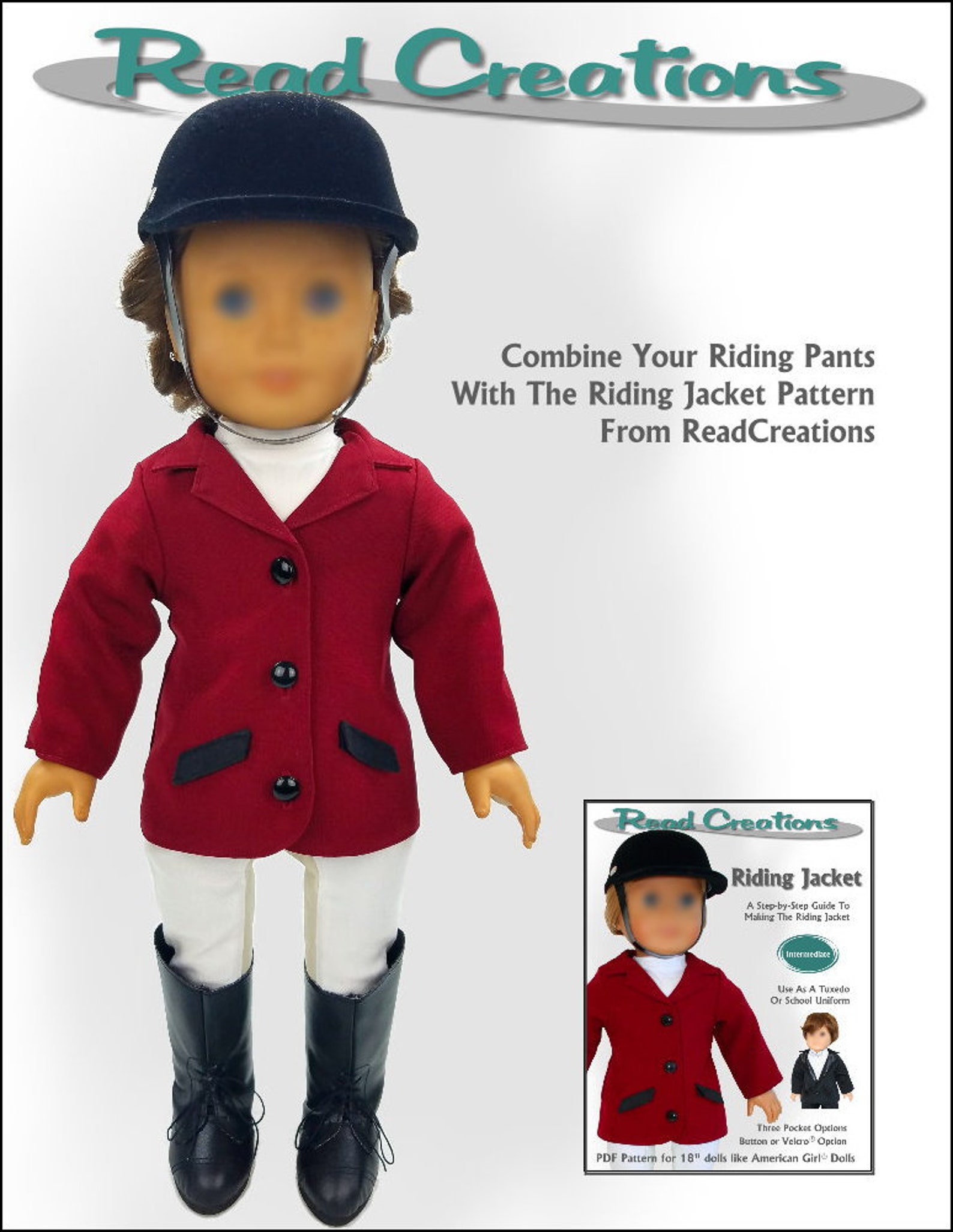 Riding Pants PDF Sewing Pattern for 18