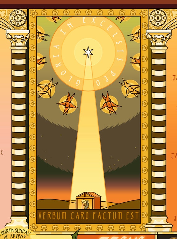 Traditional Catholic Liturgical Calendar unframed, 24 X 36 Catholic Gifts Latin  Mass Christian Calendar Art - Etsy