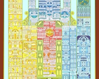 The Summa Theologica Cathedral Print (Unframed, 24 x 36 inches)