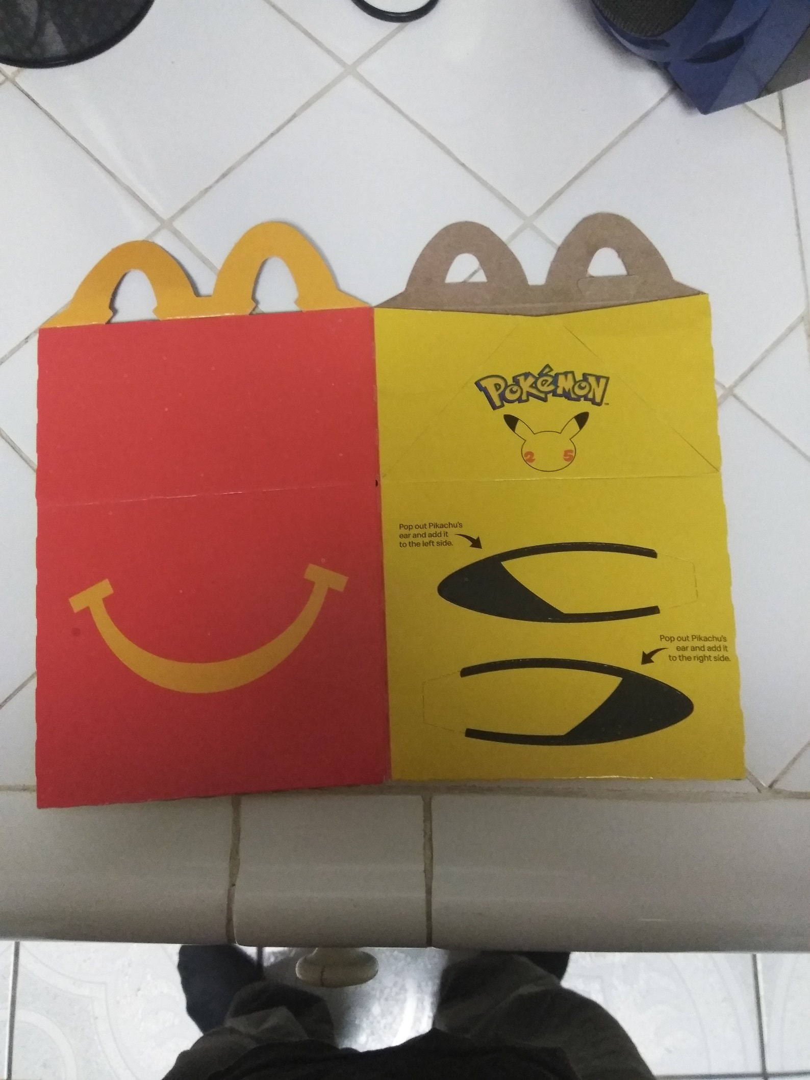 Official Pokemon Pikachu 25th Anniversary Mcdonalds Happy Meal Etsy
