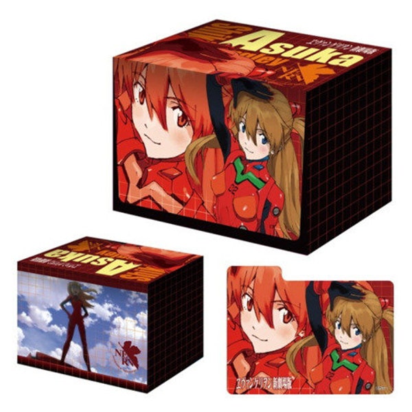 Asuka Langley MAX Deck Box w/ Divider - Rebuild of Evangelion (out of print)