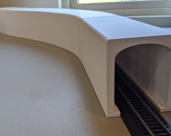o gauge curved tunnel