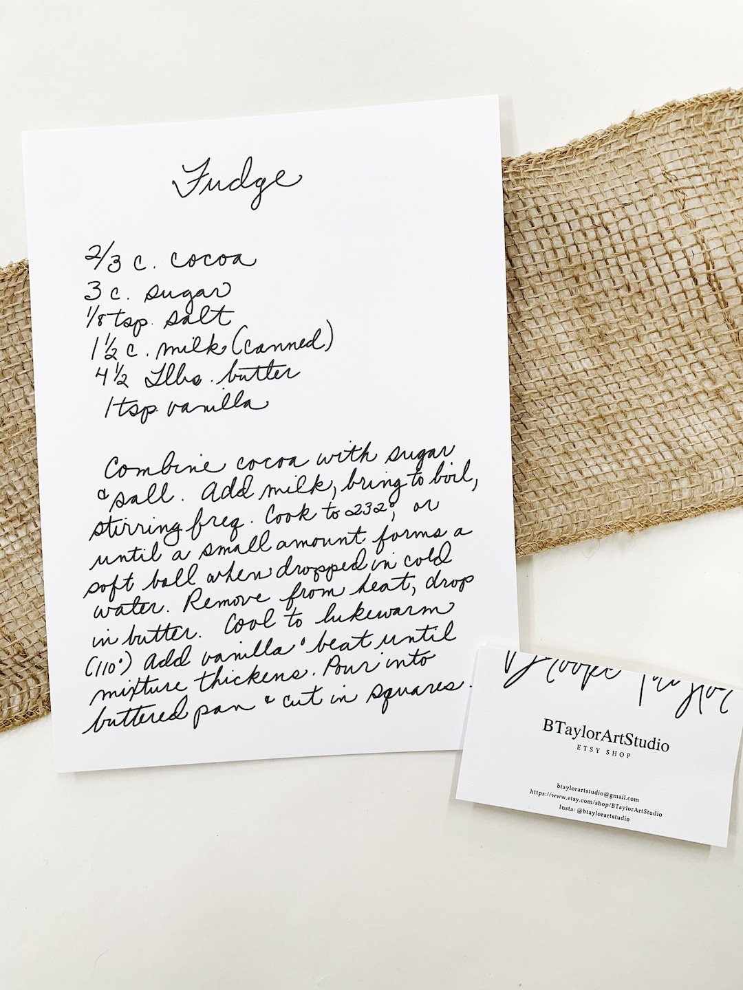 DIGITAL DOWNLOAD, Favorite Hand-written Re-creations, Recipe Card, Re ...