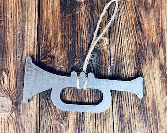 Trumpet Ornament | Christmas Ornament | Metal Ornament